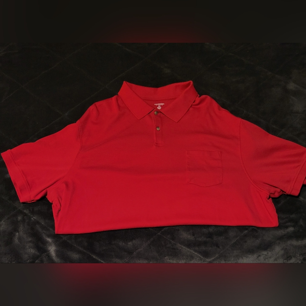 Red 3X Polo Shirt